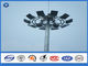 Palo del material de hoja de acero el alto llevó el polo de iluminación, polo /mast del reflector del estándar de ASTMA 123/EN ISO 1461