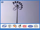 LED eléctrico Q235B Material de acero mástil de carretera poste de luz, torre de luz mástil de color personalizado