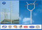 Metal de acero tensión postes eléctricos de postes para uso general del rollo caliente, de producción mínima 345Mpa y torres