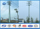 Metal de acero tensión postes eléctricos de postes para uso general del rollo caliente, de producción mínima 345Mpa y torres